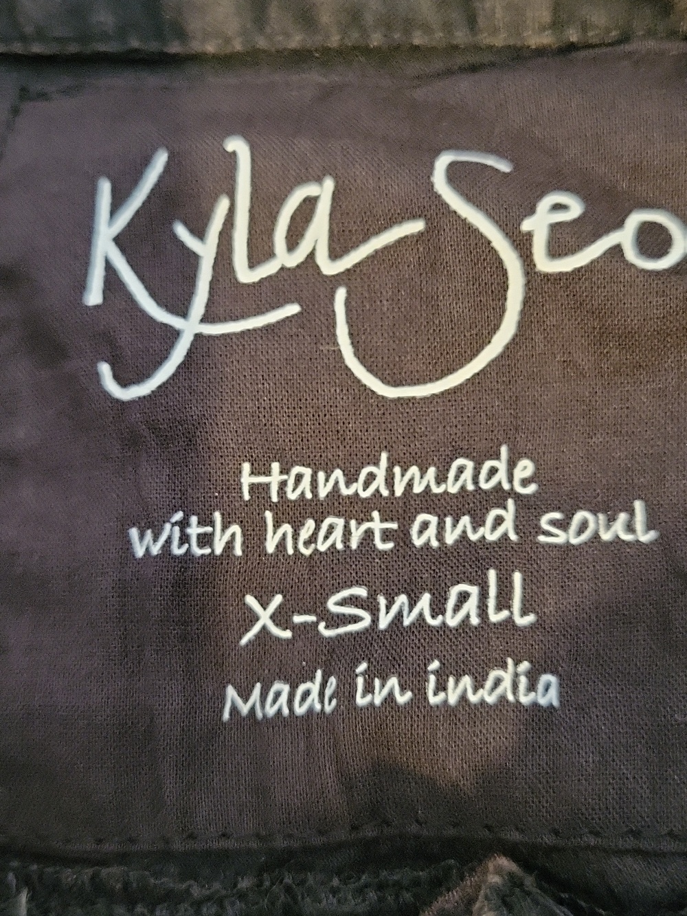 Kyla Seo "Tiya" Deep Ocean Button-down Shirt - Picture 6 of 9